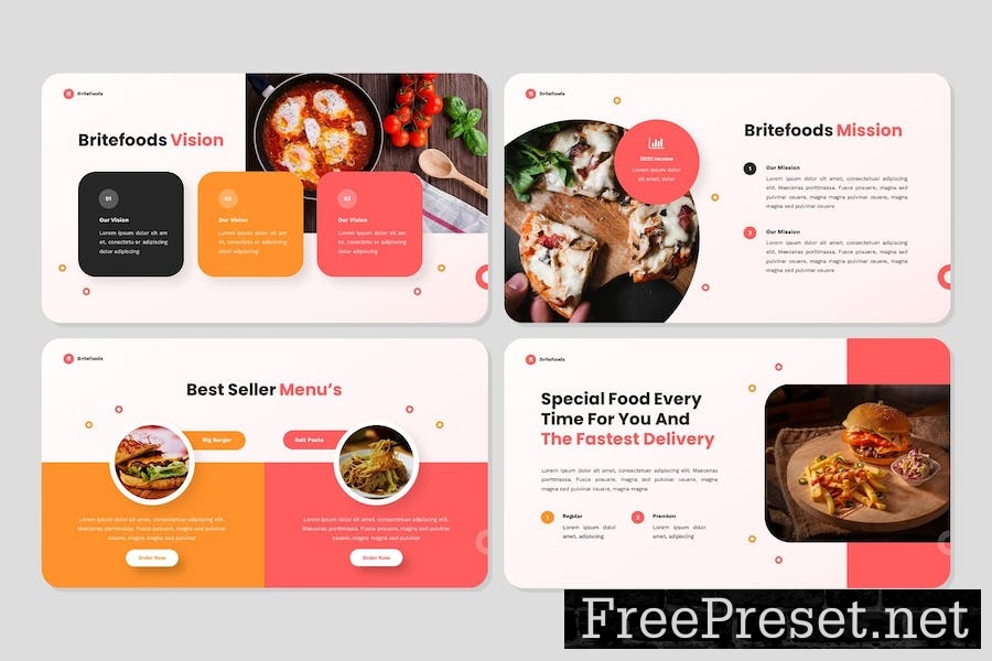 Britefoods - Google Slides Template JRW3KB2