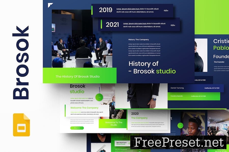 Brosok - Business Google Slide Template LX6FHHB