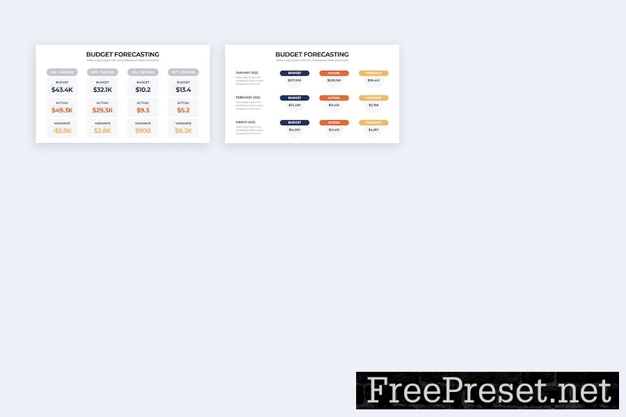 Budget Forecasting Google Slides Infograpics ZW5BB2J