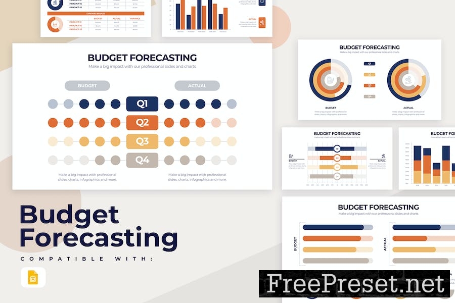 Budget Forecasting Google Slides Infograpics ZW5BB2J