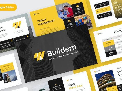 BUILDERN - Construction Google Slides Template 2H38863