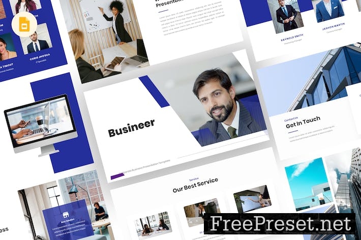 Busineer - Business Google Slides Template G6ELN4N