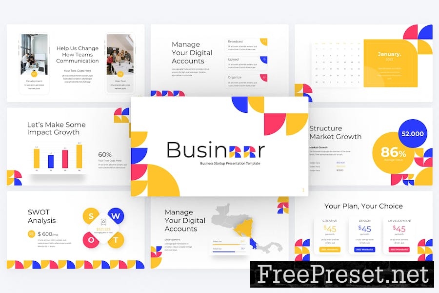 Busineer Business Startup Google Slides Template WBVXCV8