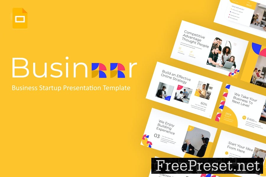 Busineer Business Startup Google Slides Template WBVXCV8