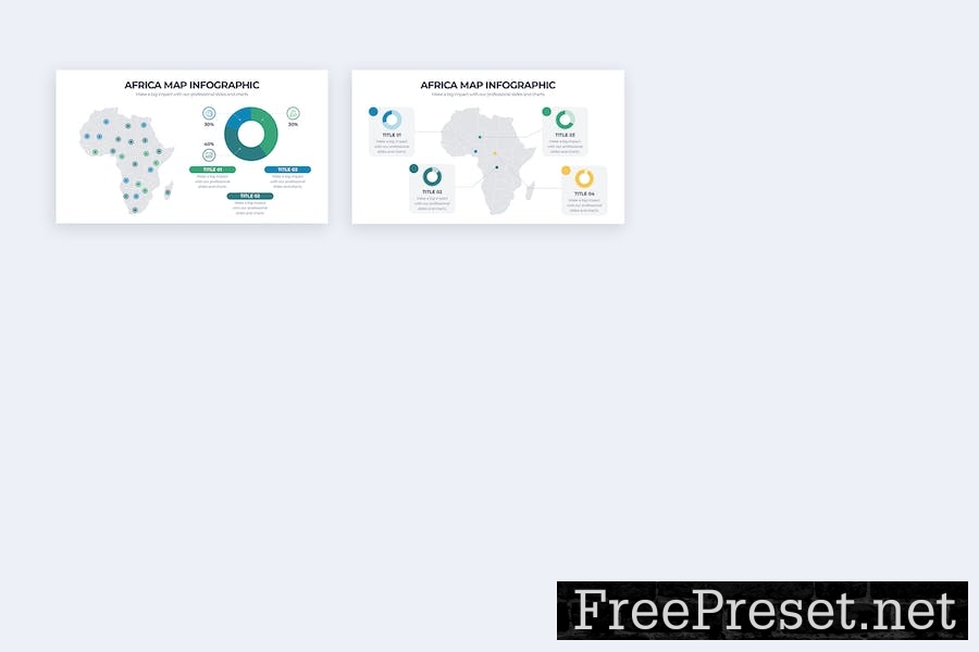 Business Africa Map Google Slides Infographics 8GGAB6J