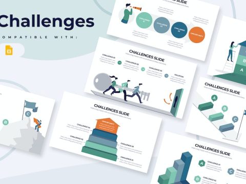 Business Challenges Google Slides Infographics T7QMVHL