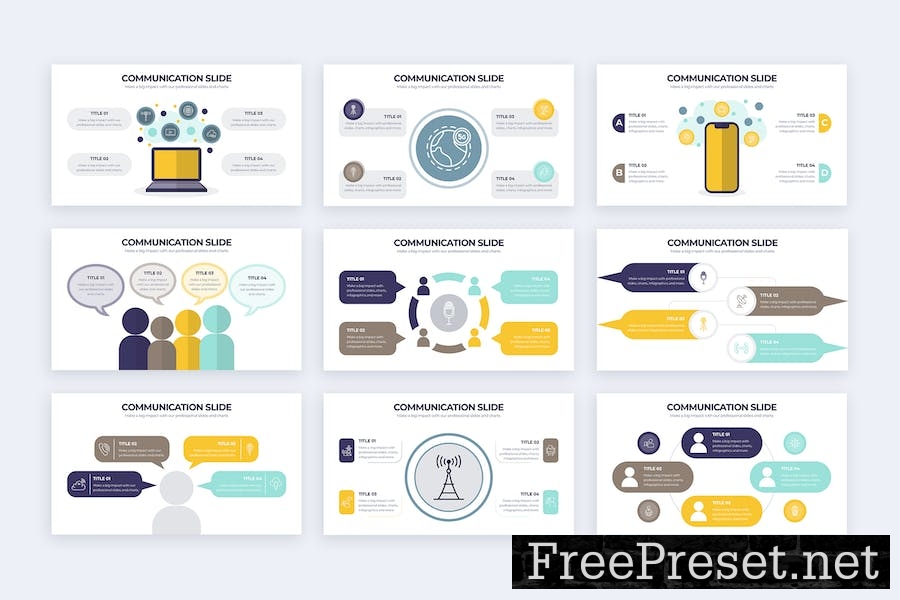 Business Communication Google Slides Infographics ATCY2RF