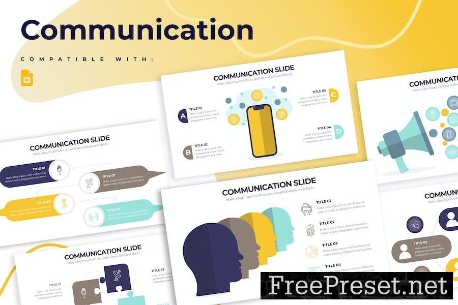 Business Communication Google Slides Infographics ATCY2RF