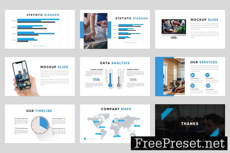 Business Company Googel Slides Template 5NPMA9H