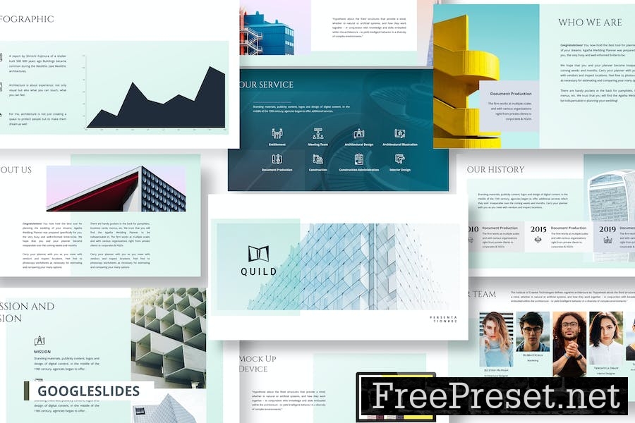 Business Corporate GoogleSlides Template NPWBS4B