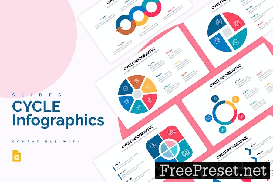 Business Cycle Google Slides Infographics F7J3YS7