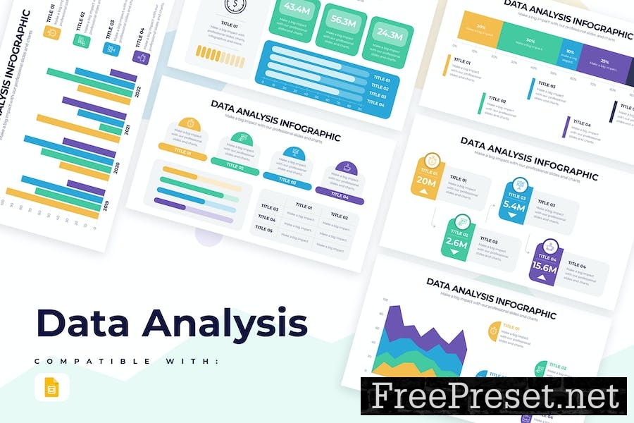 Business Data Analysis Google Slides Infographics AKH4C9R