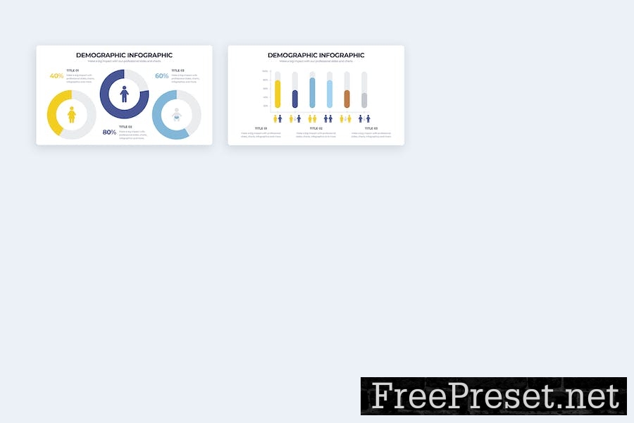 Business Demographic Google Slides Infographics 945LF4A