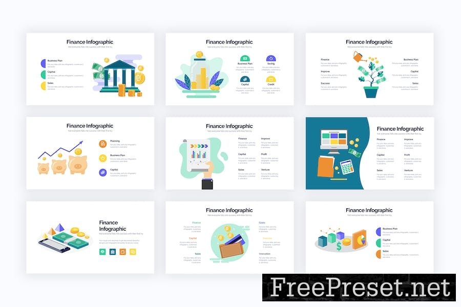 Business Finance Google Slides Infographics VRNNS7U