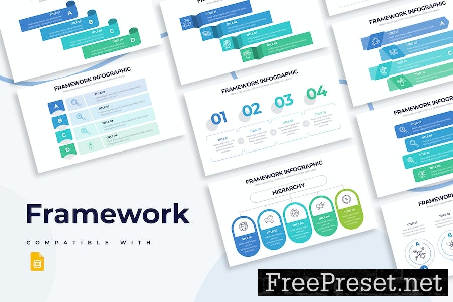 Business Framework Google Slides Infographics MV8835H