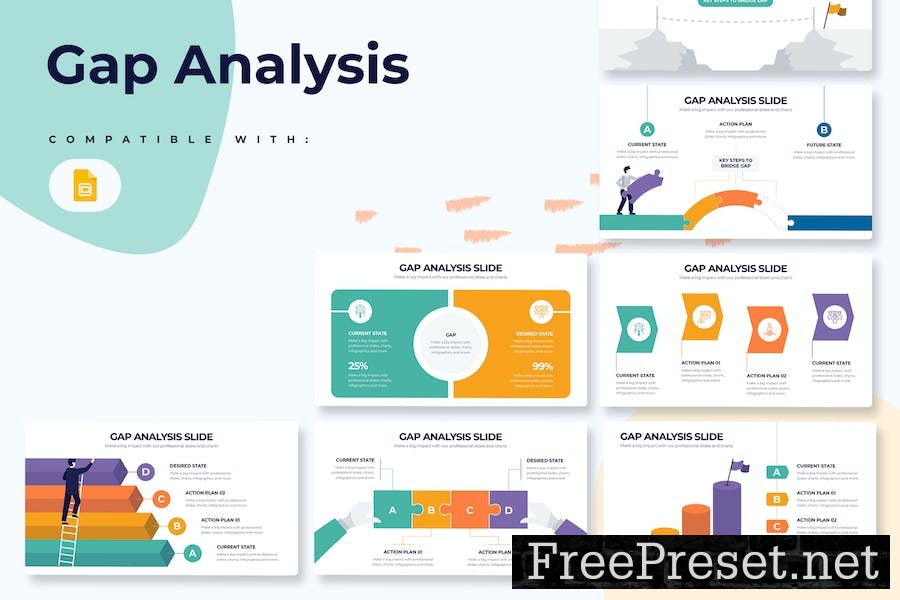 Business Gap Analysis Google Slides Infographics NXN9HTN