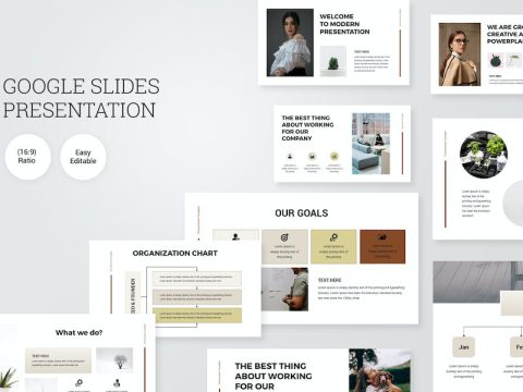 Business Google Slides Presentation Template GRZTVVM