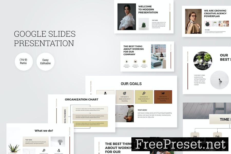 Business Google Slides Presentation Template GRZTVVM