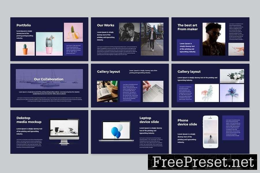 Business Google Slides Presentation Template JUJKXGW