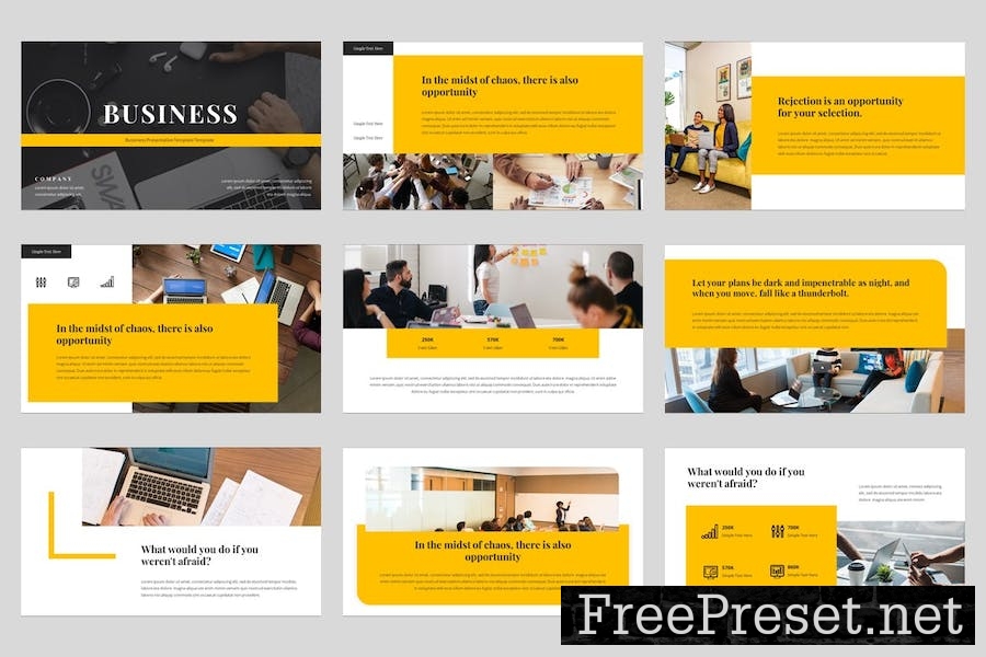 Business Google Slides Template CF2JQND