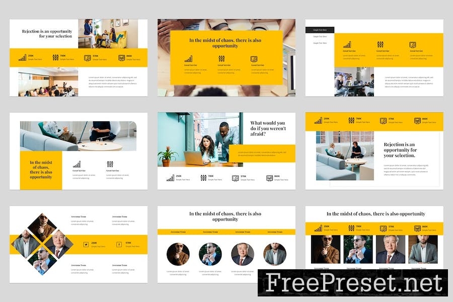 Business Google Slides Template CF2JQND