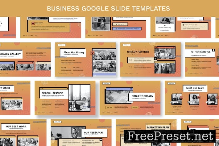 Business Google Slides Template JDJV8BE