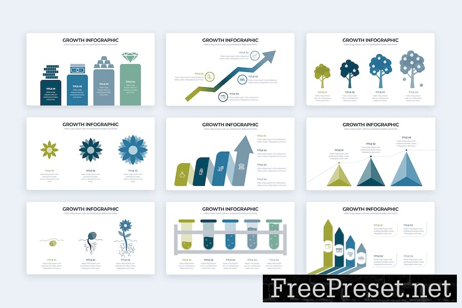 Business Growth Google Slides Infographics JBD45ZB