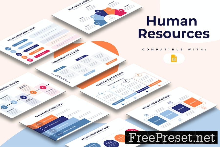 Business Human Resources Google Slides Infographic DJLRGMP