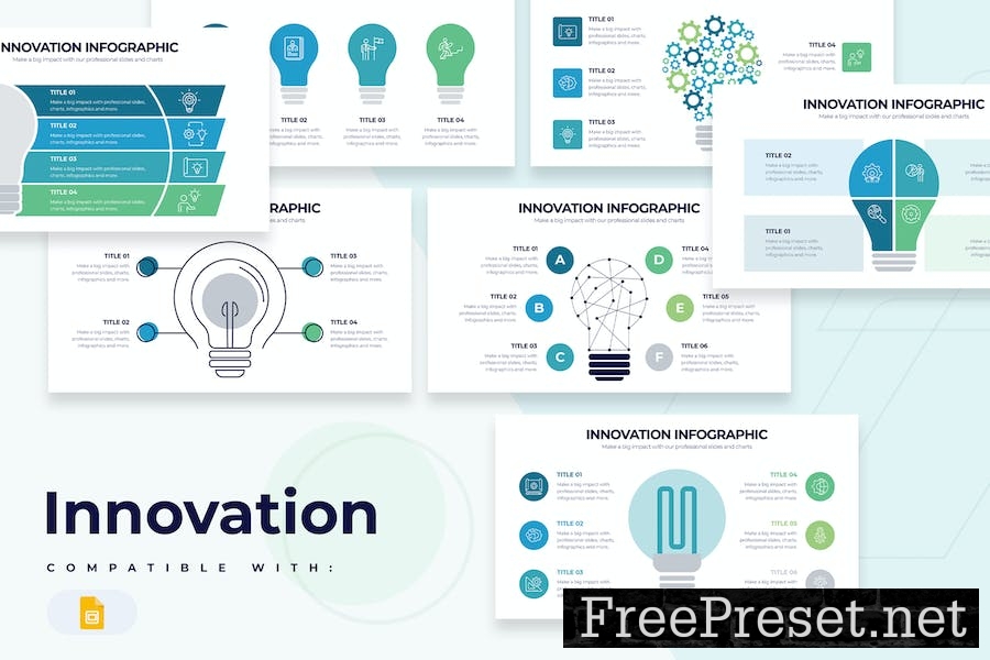 Business Innovation Google Slides Infographics 36BZREL