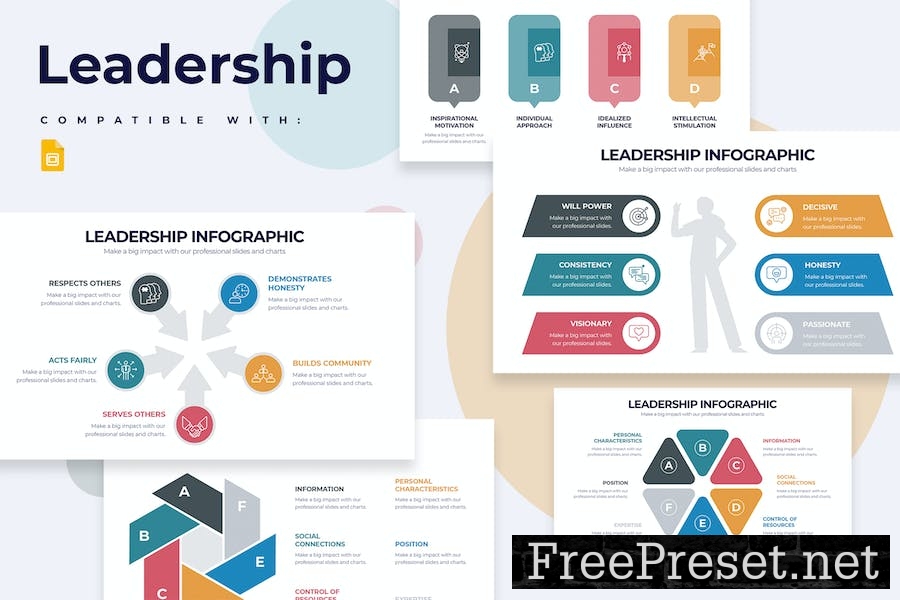 Business Leadership Google Slides Infographics 8VXV5TJ