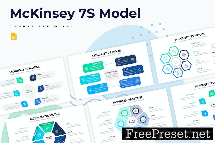 Business McKinsey 7S Google Slides Infographics SPGVK2N