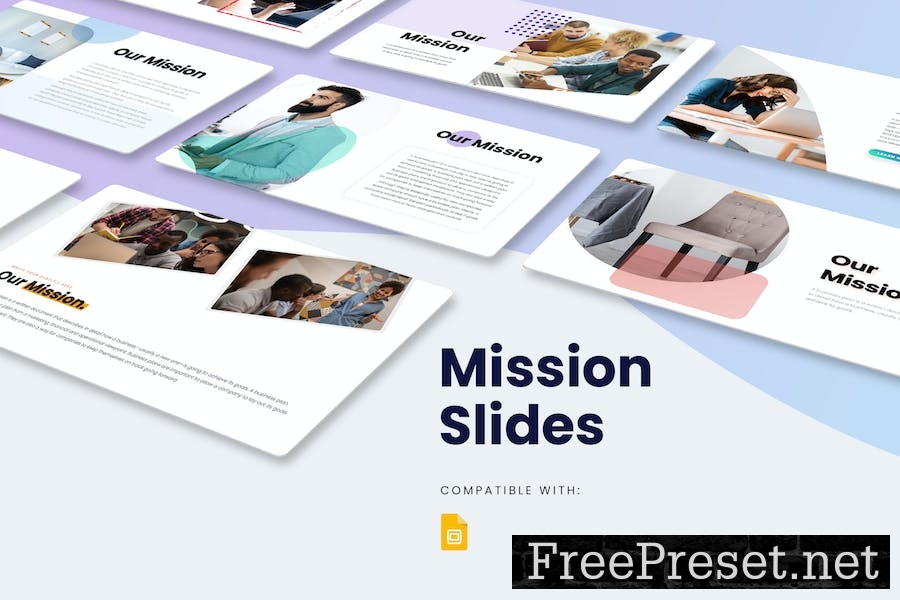Business Mission Slides Google Slides Infographics W8GRG9V