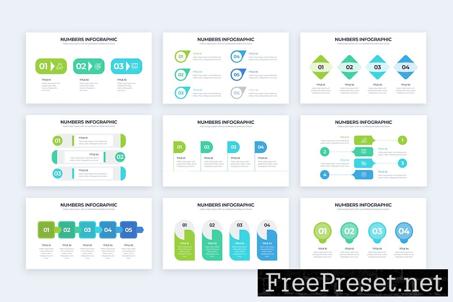 Business Numbers Google Slides Infographics N234WBS