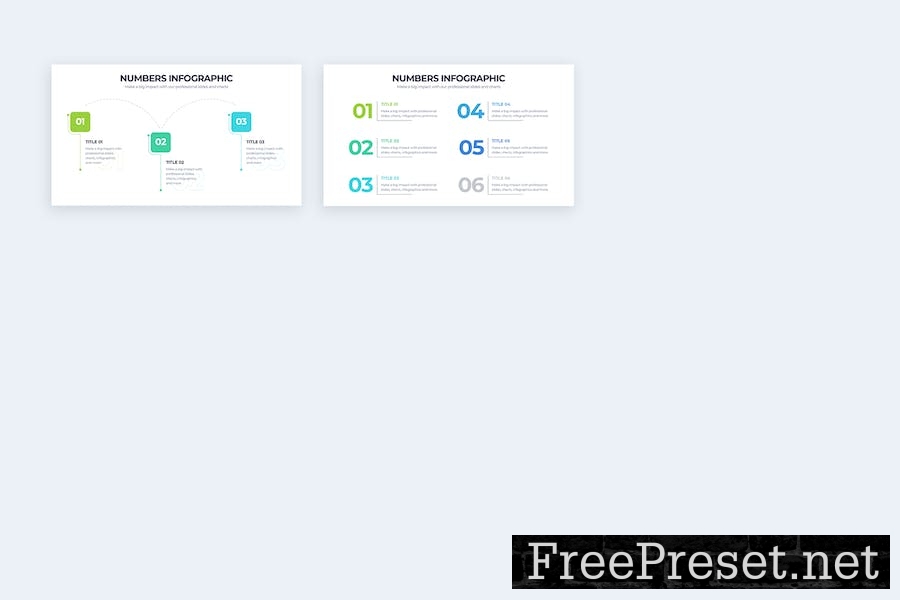 Business Numbers Google Slides Infographics N234WBS