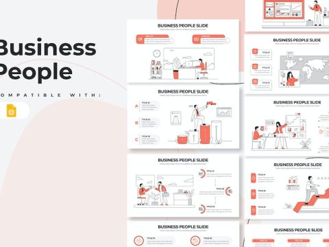 Business People Slides Google Slides Infographics E2E3T7F