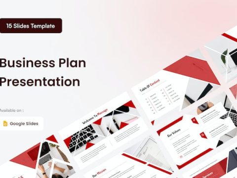 Business Plan Presentation Template - Google Slide T3XR927