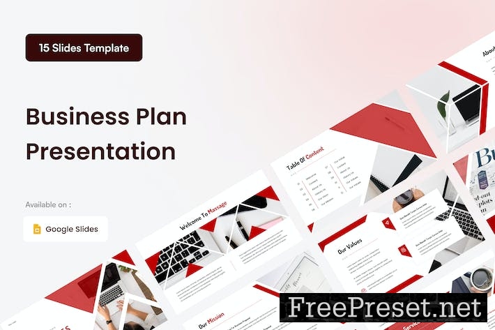 Business Plan Presentation Template - Google Slide T3XR927