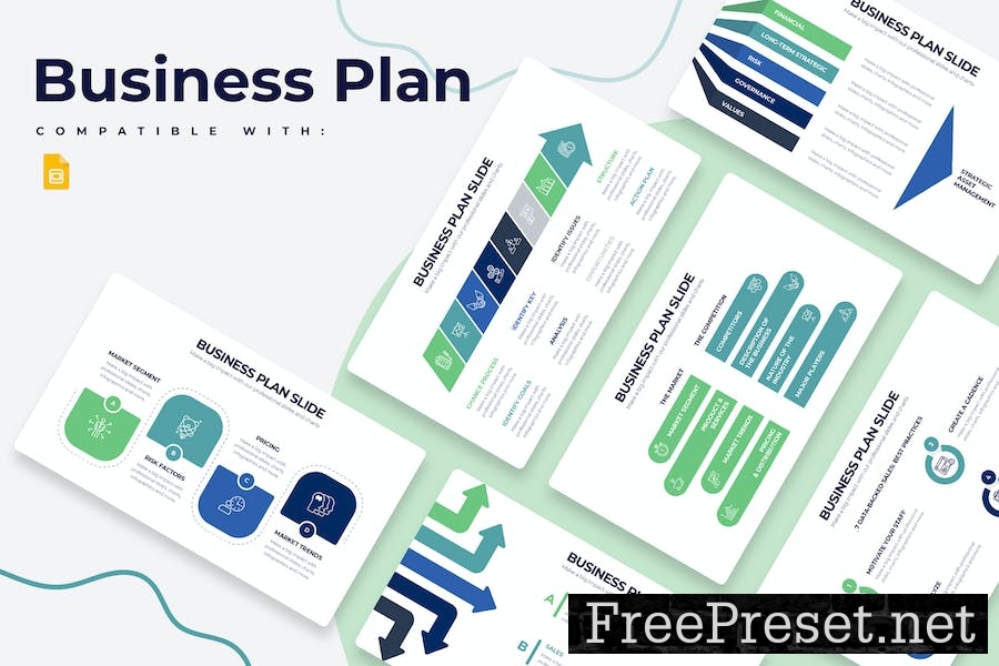 Business Plan Slides Google Slides Infographics XUSLN3X