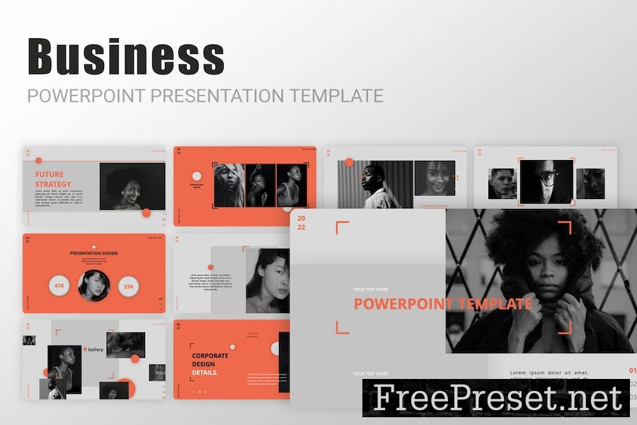 Business PowerPoint Presentation Template C5XZX6K