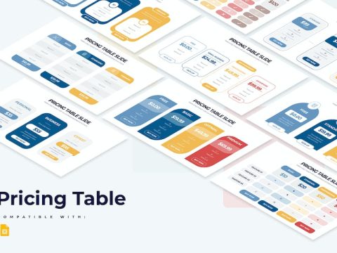 Business Pricing Table Google Slides Infographics M8QMMUW