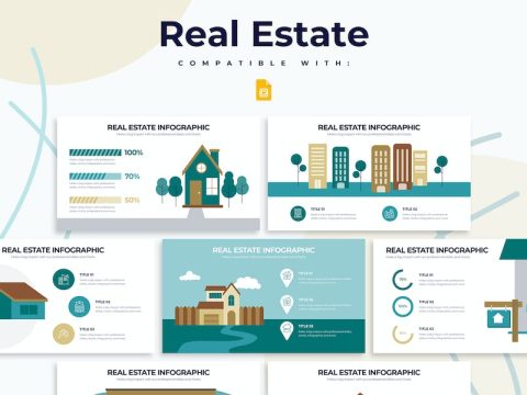 Business Real Estate Google Slides Infographics U863F6U