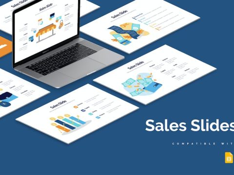 Business Sales Google Slides Infographics JKA45VR