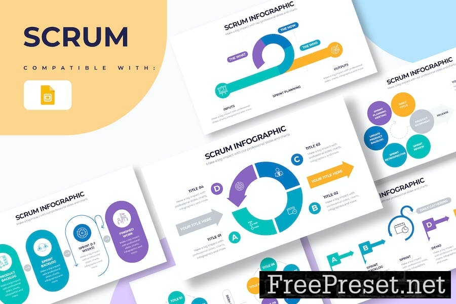 Business SCRUM Google Slides Infographics 29FRYFM