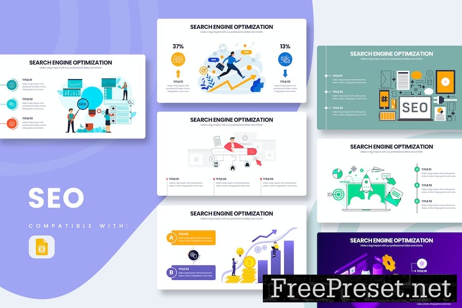 Business SEO Slides Google Slides Infographics PXWVKG6