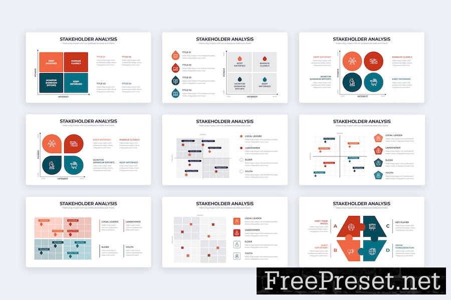 Business Stakeholder Google Slides Infographics KSAEJS8