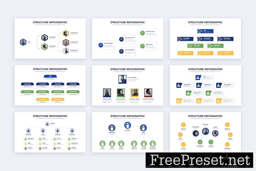 Business Structure Google Slides Infographics NQCRW78