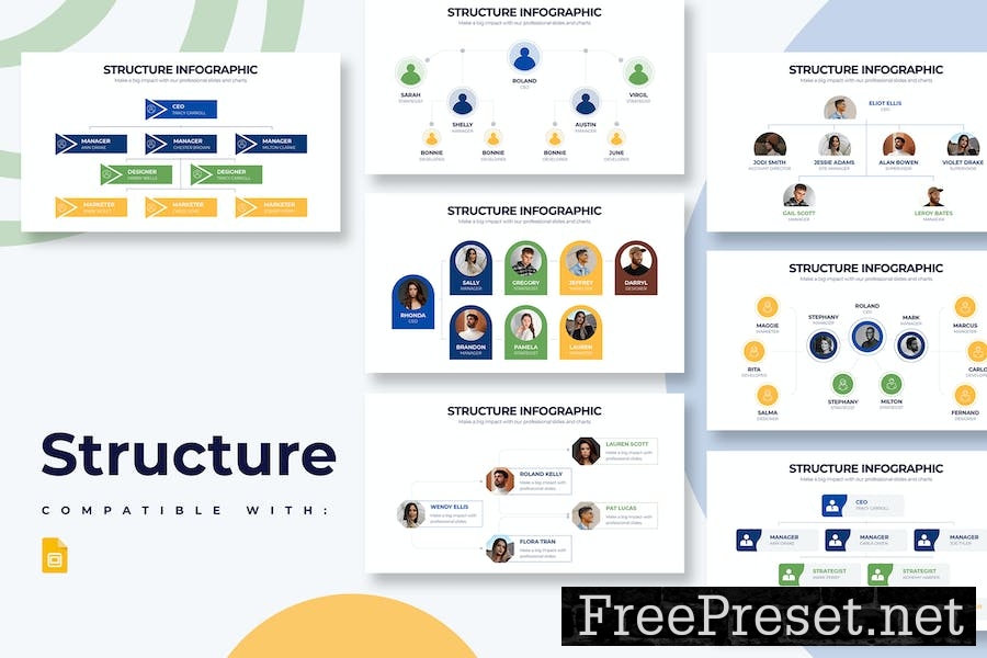 Business Structure Google Slides Infographics NQCRW78