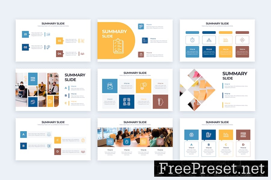 Business Summary Slides Google Slides Infographics QVA7KEV