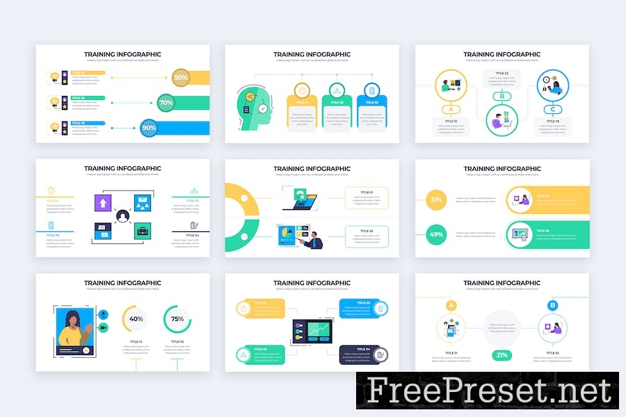 Business Training Google Slides Infographics F6WU23M