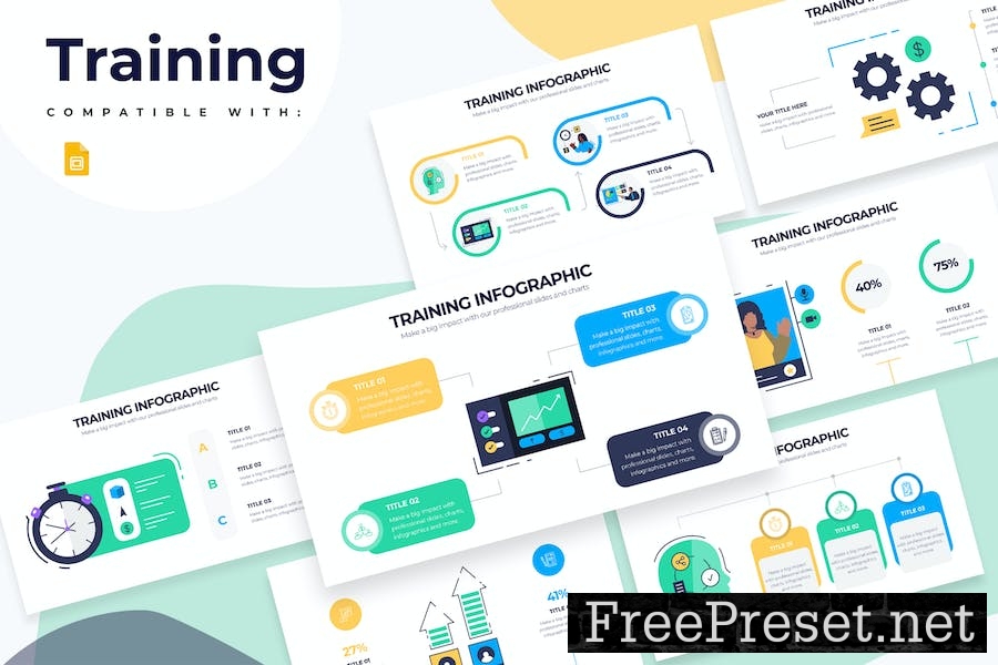 Business Training Google Slides Infographics F6WU23M